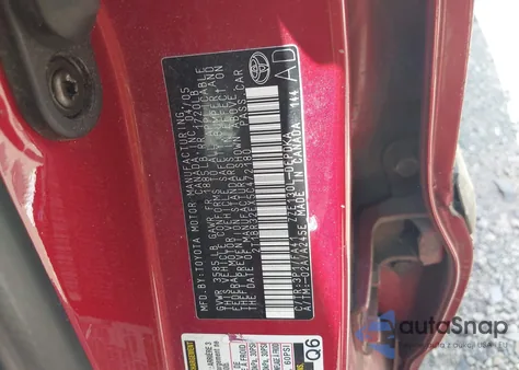 2005 Toyota Corolla Ce z USA, uszkodzony, nr VIN 2T1BR32EX5C472180